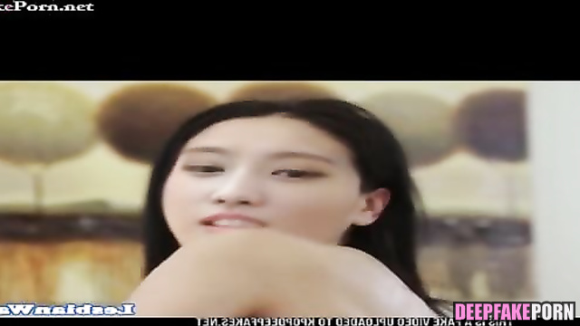 Momo TWICE Deepfake Kpop (平井もも ディープフェイク) Lesbian Fuck