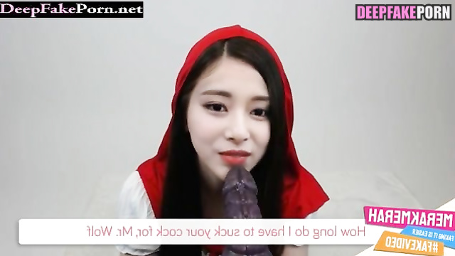 Korean Little Red Riding Hood Tzuyu Deepfake [쯔위 딥페이크 포르노 트와이스]