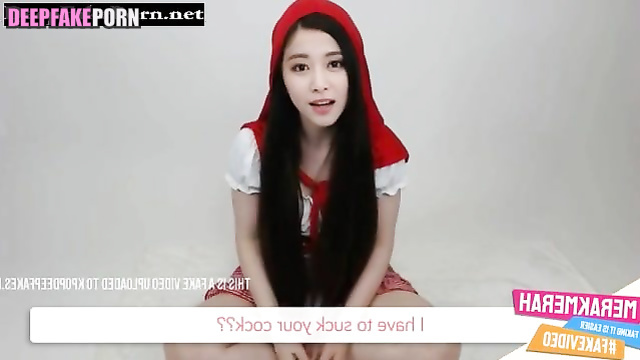 Korean Little Red Riding Hood Tzuyu Deepfake [쯔위 딥페이크 포르노 트와이스]