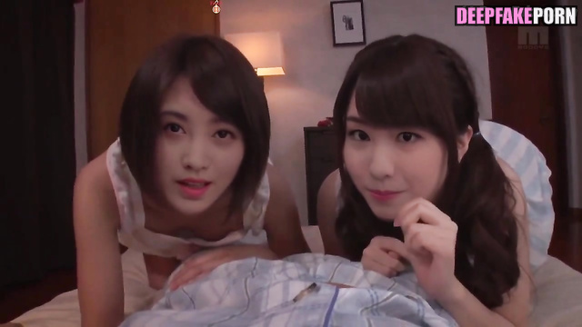 Chen Duling and Ju Jingyi threesome sex scene 陈都灵 鞠婧禕 智能換臉