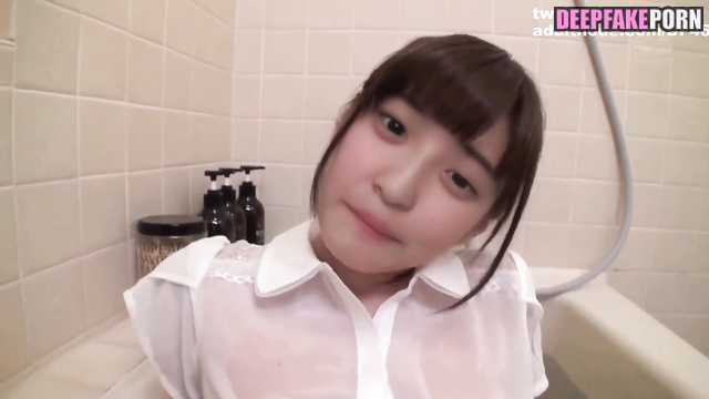 遠藤 さくら ディープフェイク 乃木坂46 Endo Sakura bathroom blowjob [fakeapp porn]