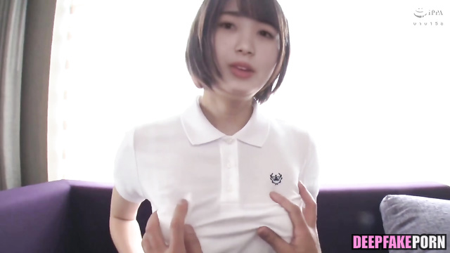 Japanese idol [Nogizaka46] Tsutsui Ayame is shy but horny / AI porn 筒井 あやめ 乃木坂46 人工知能 ポルノ [PREMIUM]