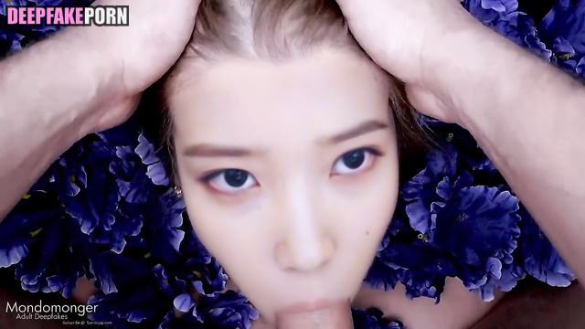 Fake flower IU sucks cock (딥페이크 아이유) [PREMIUM]