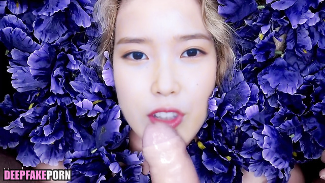 Fake flower IU sucks cock (딥페이크 아이유) [PREMIUM]