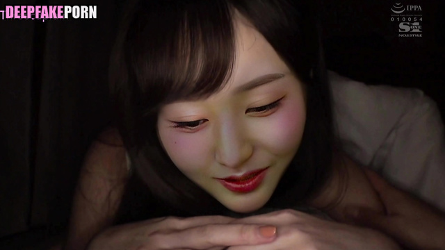 Fake Wonyoung pov bowjob in thre dark room / アイヴ アダルトビデオ [PREMIUM]