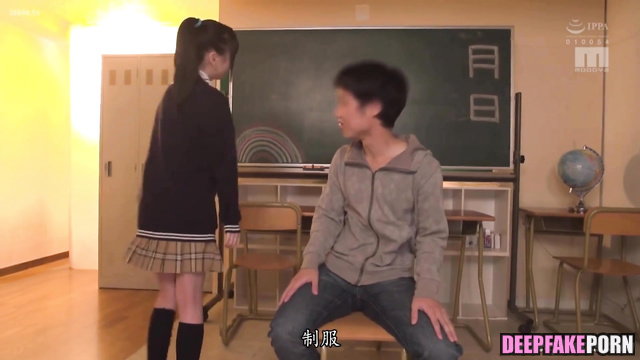 Asuka Saito hot sex scenes with school teacher / 乃木坂46 ディープフェイク