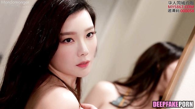 Adult Taeyeon in a very sexy yellow bikini / SNSD / (アダルト 少女時代) [PREMIUM]