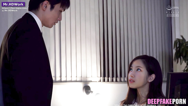 Sana, TWICE titsjob in the office - fake // トゥワイス ディープフェイク動画 [PREMIUM]