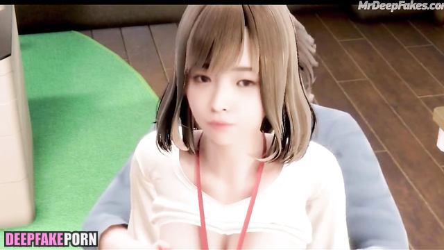 AI Nanaciaociao/一隻阿圓 fucks with me and can't hold orgasm deepfake 智能換臉