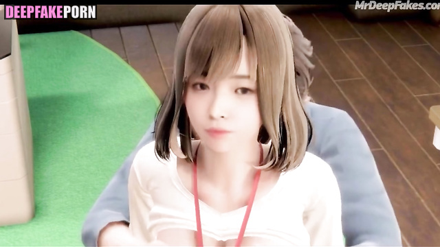 AI Nanaciaociao/一隻阿圓 fucks with me and can't hold orgasm deepfake 智能換臉