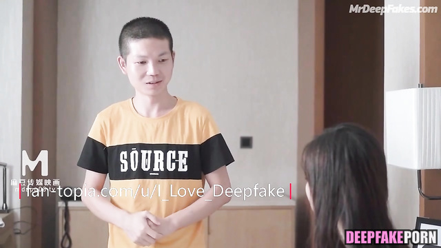 Tong Liya sex scene with stranger after bath / 佟丽娅 深度伪造