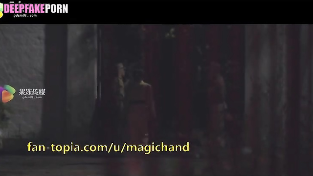 Hot Song Yi was bounded - deepfake video // 宋轶 性爱场面