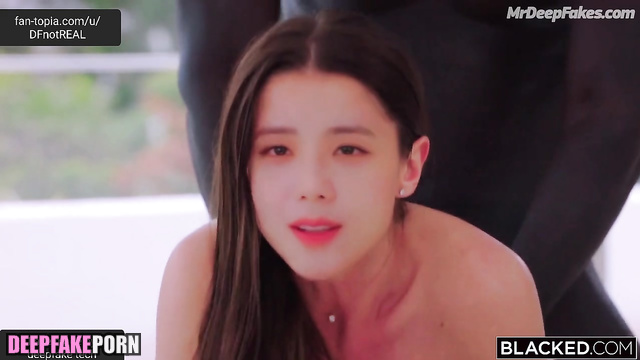 Hot, interracial sex at the villa - fake Jisoo / 블랙핑크 얼굴 교환