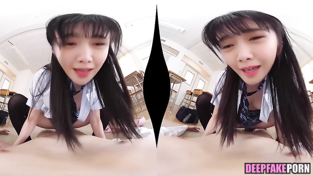 Hot schoolgirl Yoona, SNSD pov fuck scenes // 少女時代 有名人のセックス