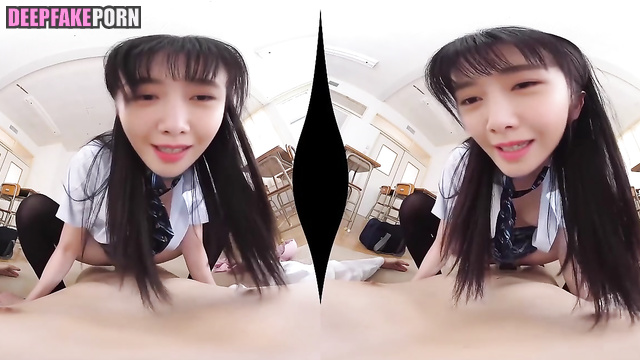 Hot schoolgirl Yoona, SNSD pov fuck scenes // 少女時代 有名人のセックス