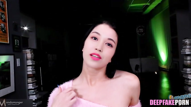 Black guy sucked her clit, Mina face swap (トゥワイス セックスシーン) [PREMIUM]