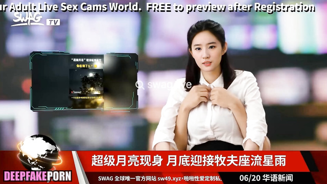Liu Yifei fuck on news translation, fake // 刘亦菲 深度伪造视频 [PREMIUM]