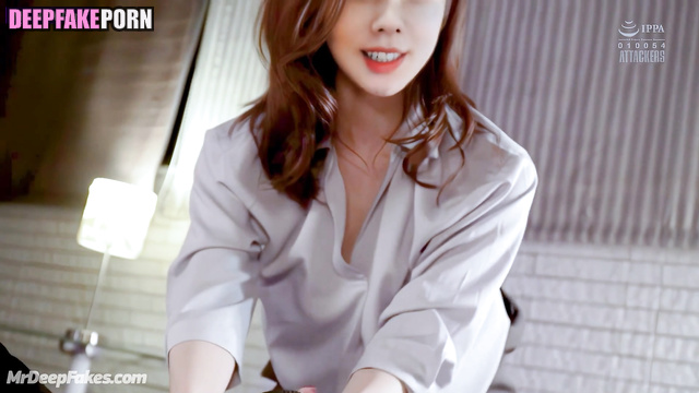 Hot brunette Miyeon making pov blowjob, ai - 조미연 가짜 앱