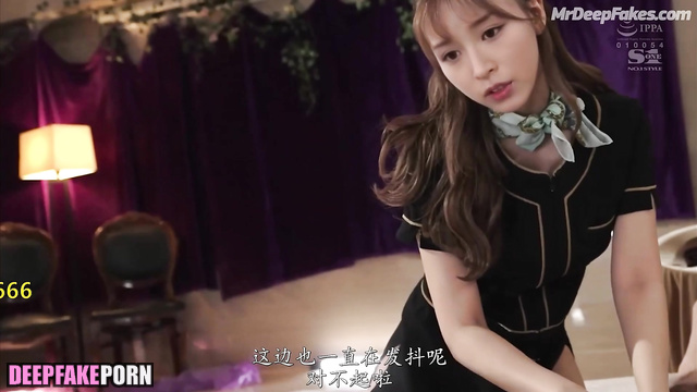 Fake Janice Man jerking off to man in blindfold / 文咏珊 智能換臉