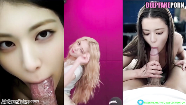 Yuna, ITZY sucking big dick, pov deepfake video (pmv) / 유나 섹스 테이프