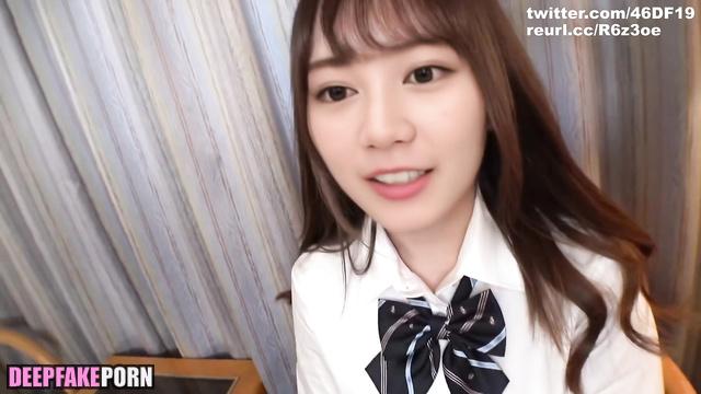 Fake schoolgirl Erika Ikuta enjoying ass licking - 生田絵梨花 乃木坂46 [PREMIUM]