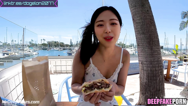 Taxi driver fucked hot korean babe Yuna / 유나 있지 ai scenes