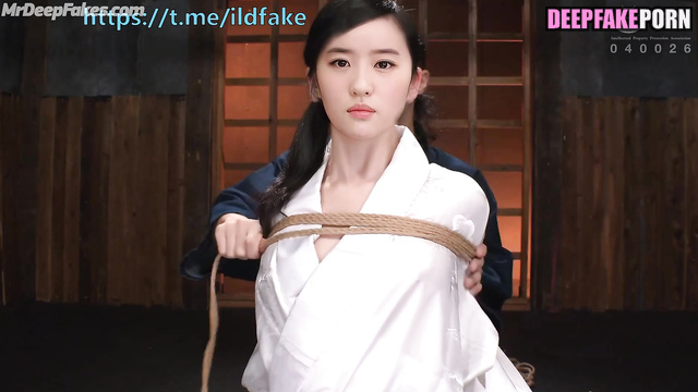 She adores men domination - ai Liu Yifei // 刘亦菲 性爱录像带