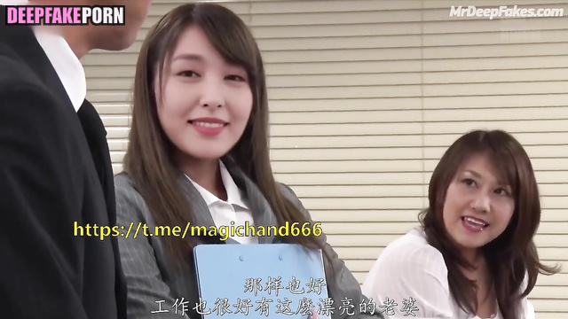 Fake office lady Tiffany Tang allowed licking her hole - 唐嫣 真假的 fakeapp