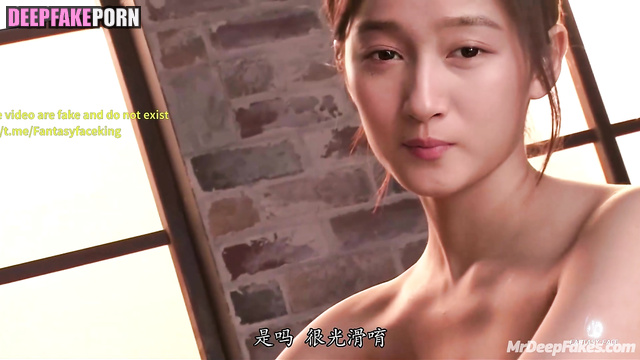 Pretty Guan Xiaotong hot sex scenes in foam // 关晓彤 性爱录像带