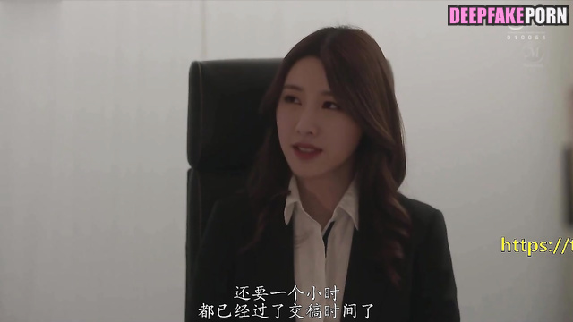 Office lady Chen Duling adores toes licking, ai - 陈都灵 真假