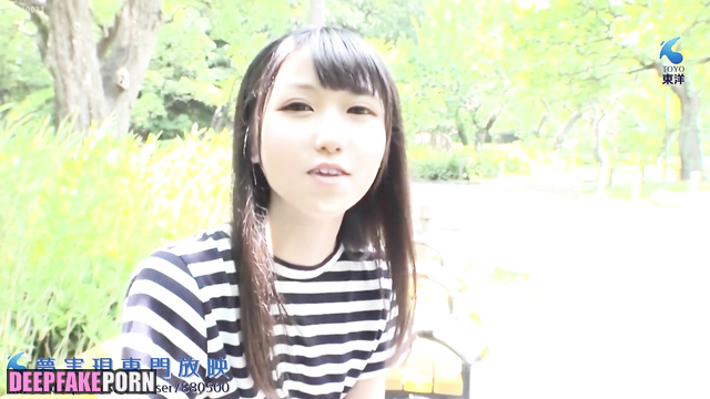 Pretty teen asking you for cum on face / Kuuko W pov deepfake video