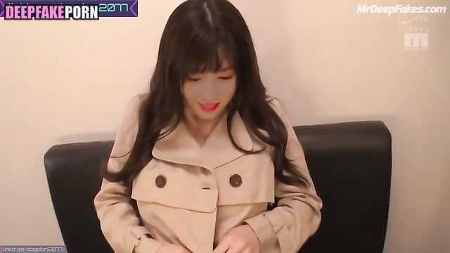 Momo トゥワイス shows what a sexy body under coat TWICE ディープフェイク deepfake