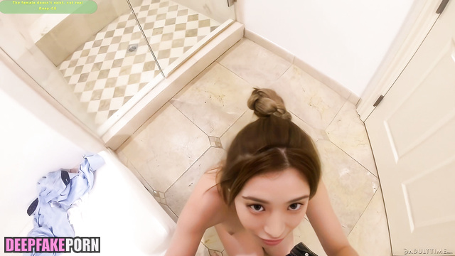 Blowjob near the dirty toilet ニュージーンズ セックスシーン Minji fakeapp [PREMIUM]