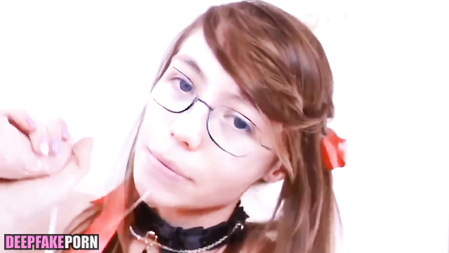 Fake porn compilation with Tiptoe Tingles ASMR doing the best blowjobs