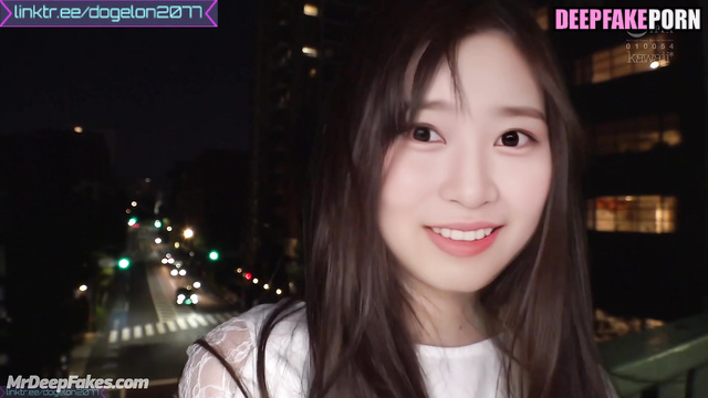 Crazy threesome with strangers from promenade / Minju A.I. アイズワン 本物の偽物