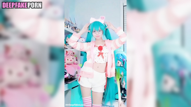 Funny teen Tiptoe Tingles ASMR dancing in the presence of her toys, ai