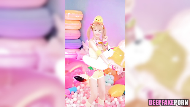 Funny teen Tiptoe Tingles ASMR dancing in the presence of her toys, ai