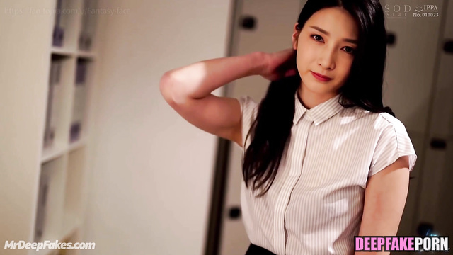 Babe fucked you in the office library (江疏影 深度伪造视频) Jiang Shuying A.I.