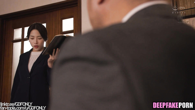 ニュージーンズ ディープフェイクビデオ Minji loves her boss's tongue / A.I. [PREMIUM]