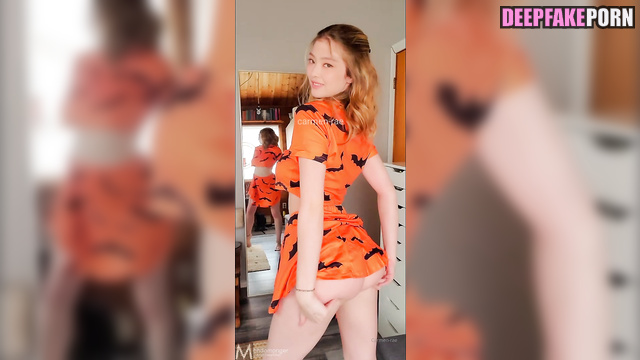 Hot sex tapes in halloween suit - busty virgin Jennie (제니 블랙핑크) [PREMIUM]