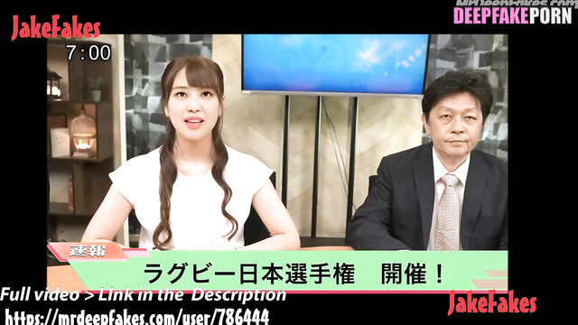 Sudden handjob during news translation - fakeapp Jennie (제니 블랙핑크)