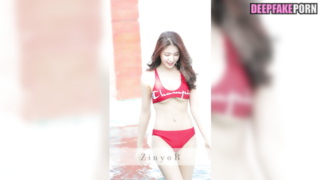 Girl in red bikini wanna pick up you, fakeapp Irene 아이린 레드벨벳 [PREMIUM]