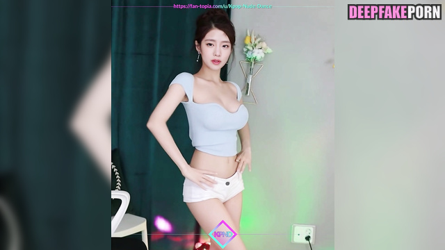 Busty girl danced in her room - Minnie face swap (민니 진짜 가짜) [PREMIUM]