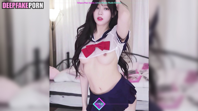 Hot lady in schoolgirl suit dancing so hot - Karina ai (카리나 에스파) [PREMIUM]