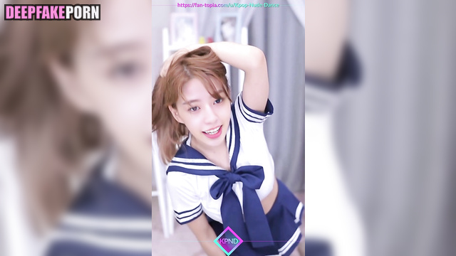 Schoolgirl dancing for her teacher - Yujin face swap (アイズワン 本物の偽物) [PREMIUM]