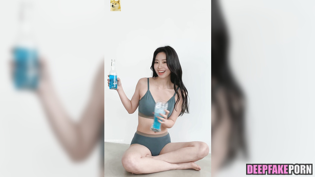 Minju deepfake video of commercial shooting (아이즈원 김민주 딥페이크 케이팝 한국어)