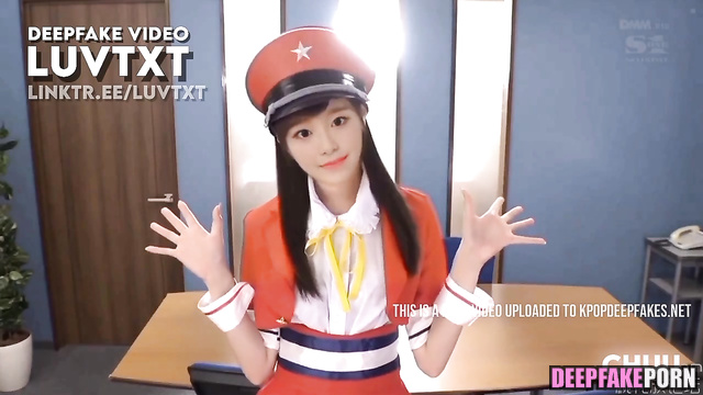 Chuu LOONA Sucking Dick [츄 이달의 소녀 가짜 포르노 사까시] Deepfake porn