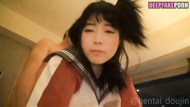 Japanese Inori Minase squirts on camera // 水瀬 いのりフェイクポルノ