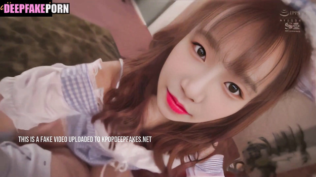 Fake Yuri [IZ*ONE | IZONE] in cute costume rides on dick = チョ・ユリ アイズワン ディープフェイク エロ