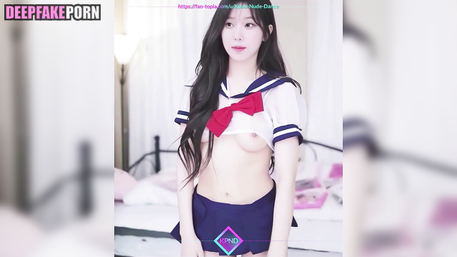 Beautiful girl dancing for lovely boy / 윈터 에스파 Winter face swap [PREMIUM]